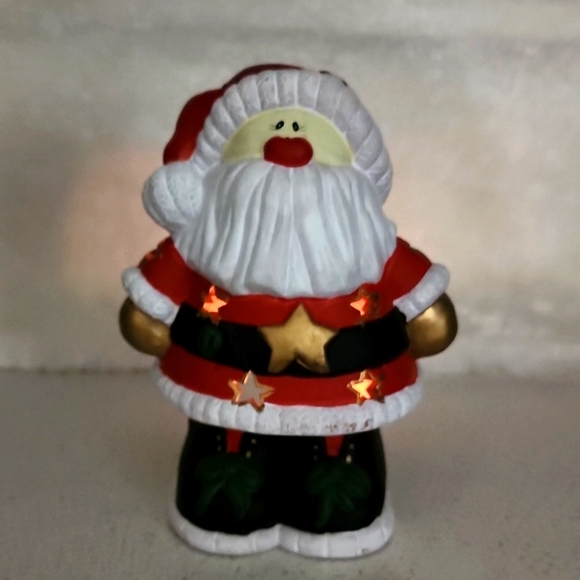 Vintage Star SantaTea candle holder - Picture 8 of 12